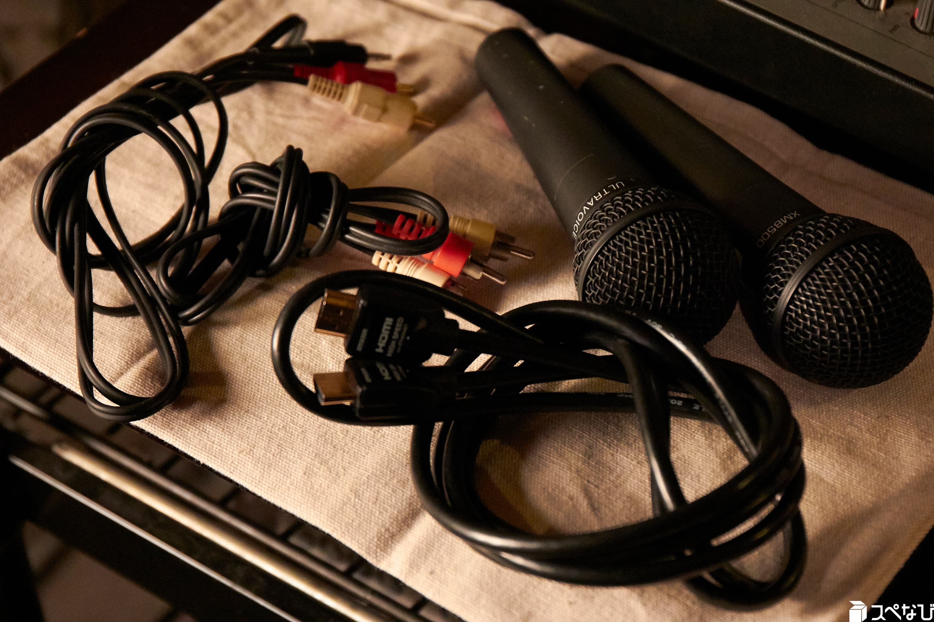 マイクは3本あります。