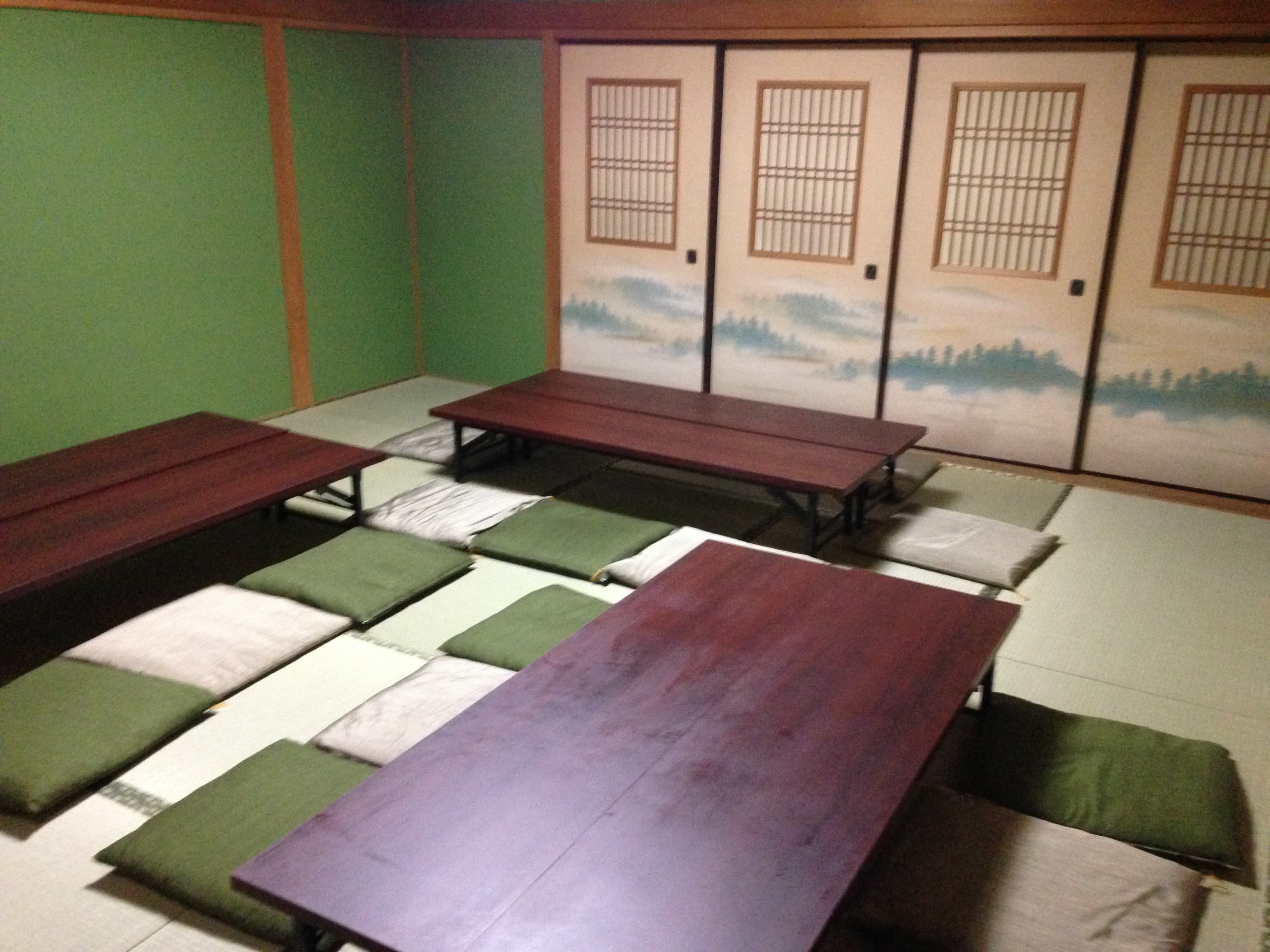 テーブルの配置例