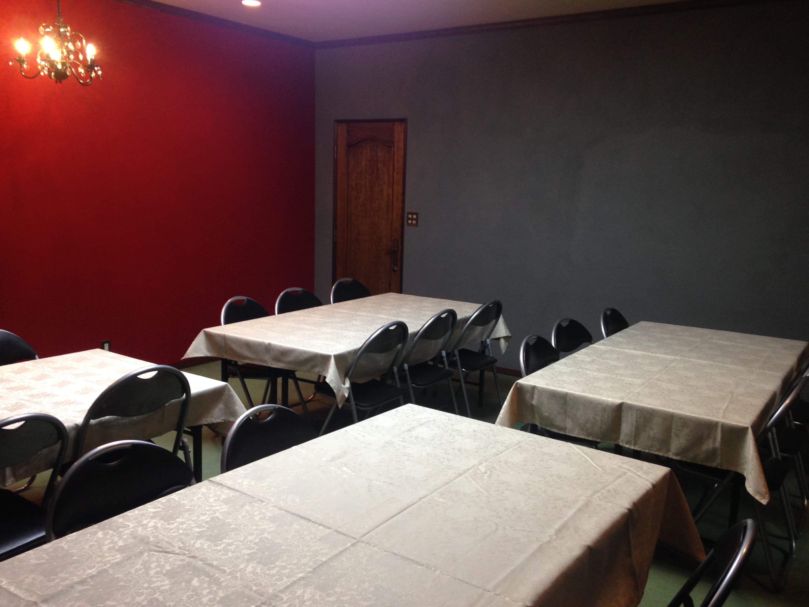 テーブルの配置例