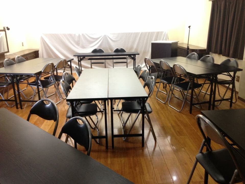 会議用テーブルの配置例