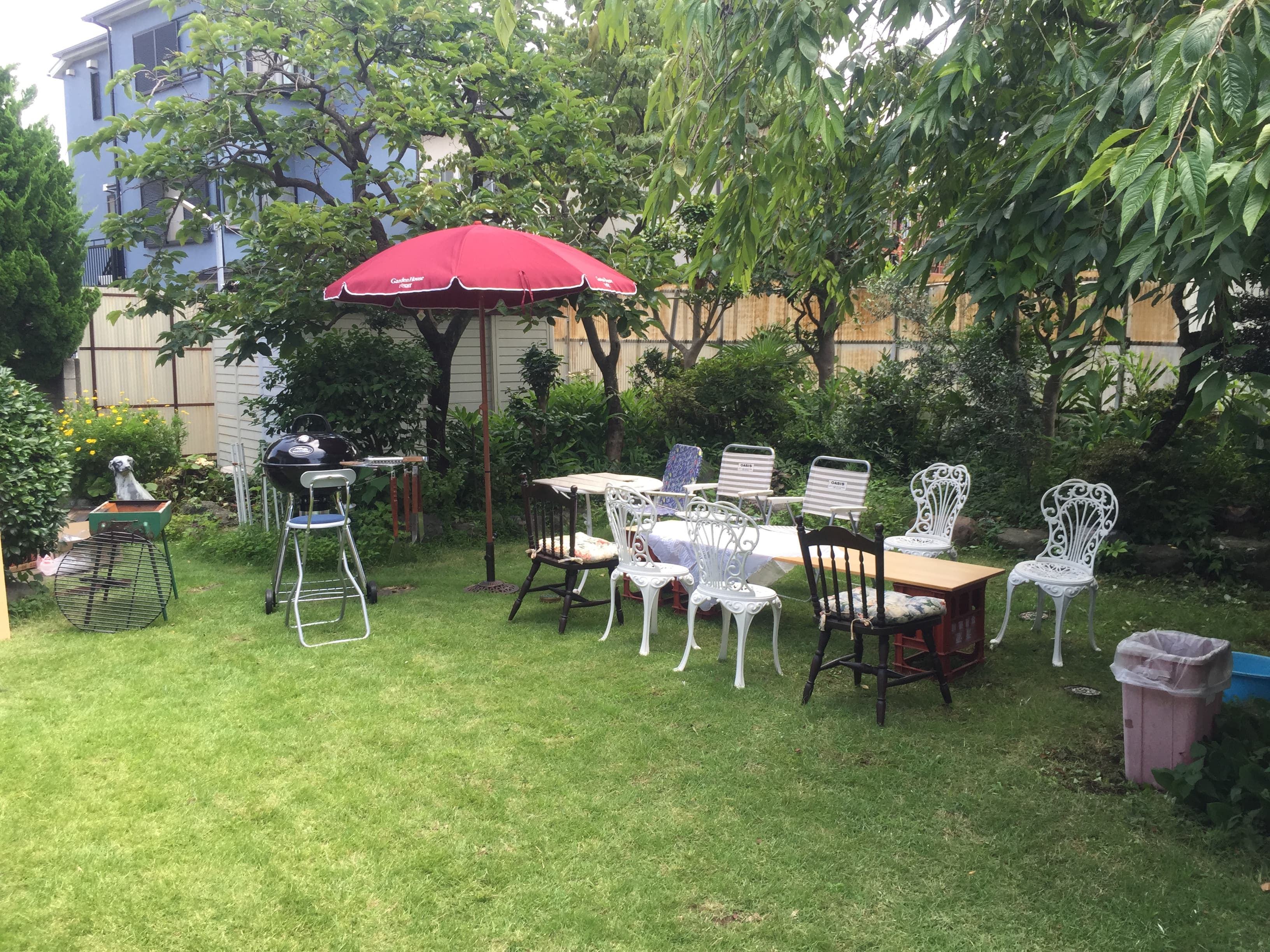 バーベキューしつらえ