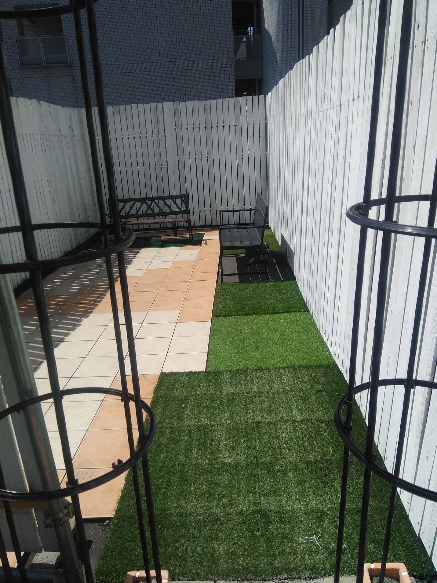 屋上入口の門です。