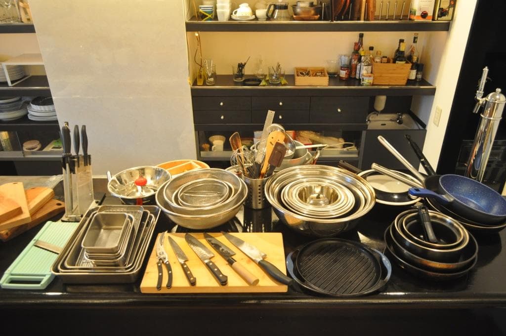 調理器具は飲食店仕様!