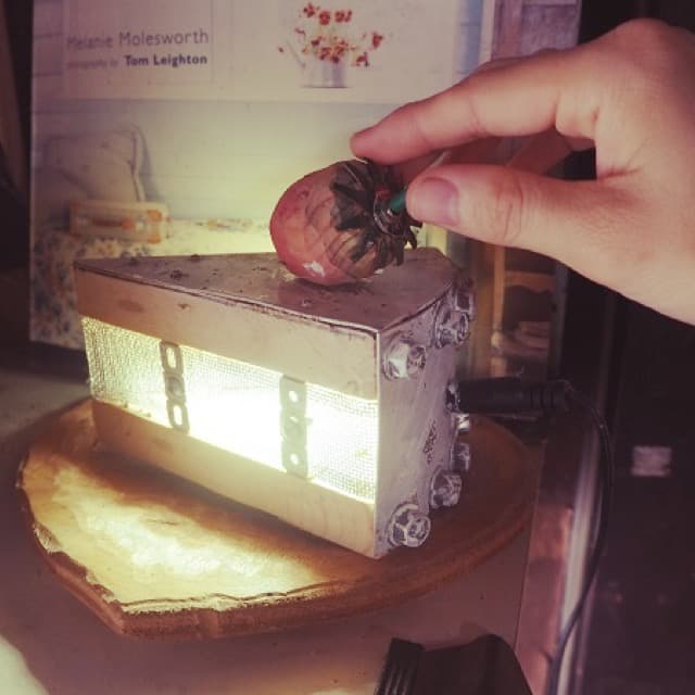 ショートケーキのランプ