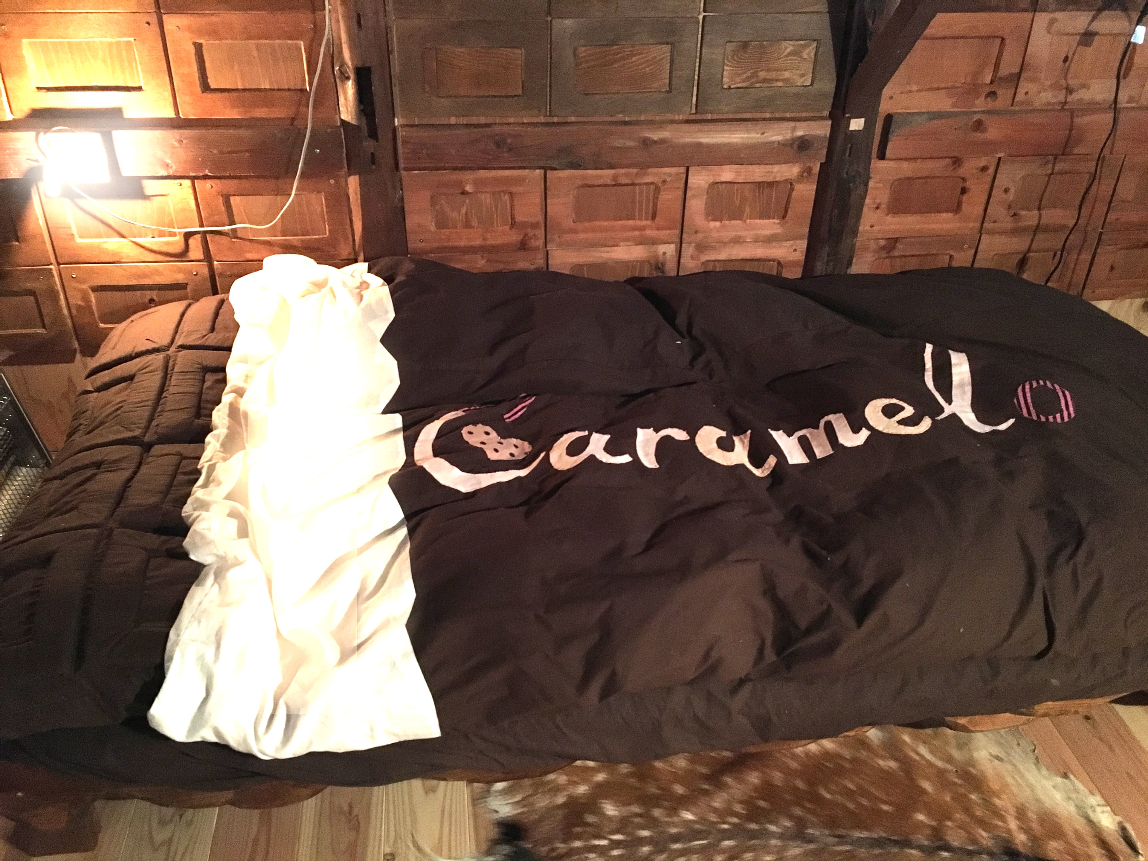 チョコレートのベッド