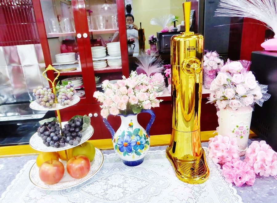 『ビールサーバー』のあるレンタルスペース。 缶ビールをたくさん持ち込もう! パーティーが10倍楽しくなること間違いなし!