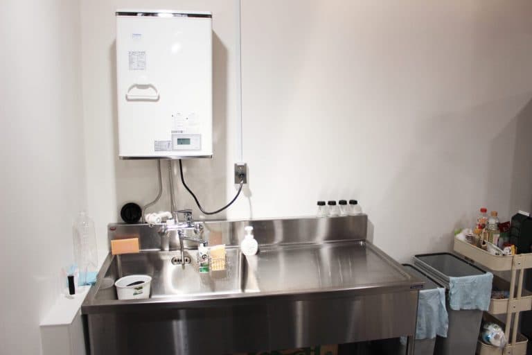 大型流し台 キッチンスペース