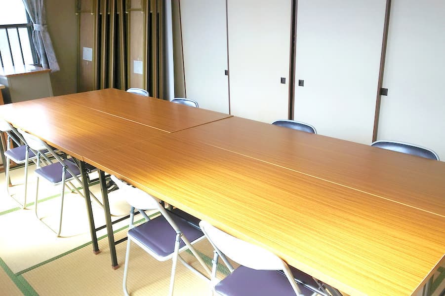 Umidass 和室スペース(20畳) テーブル