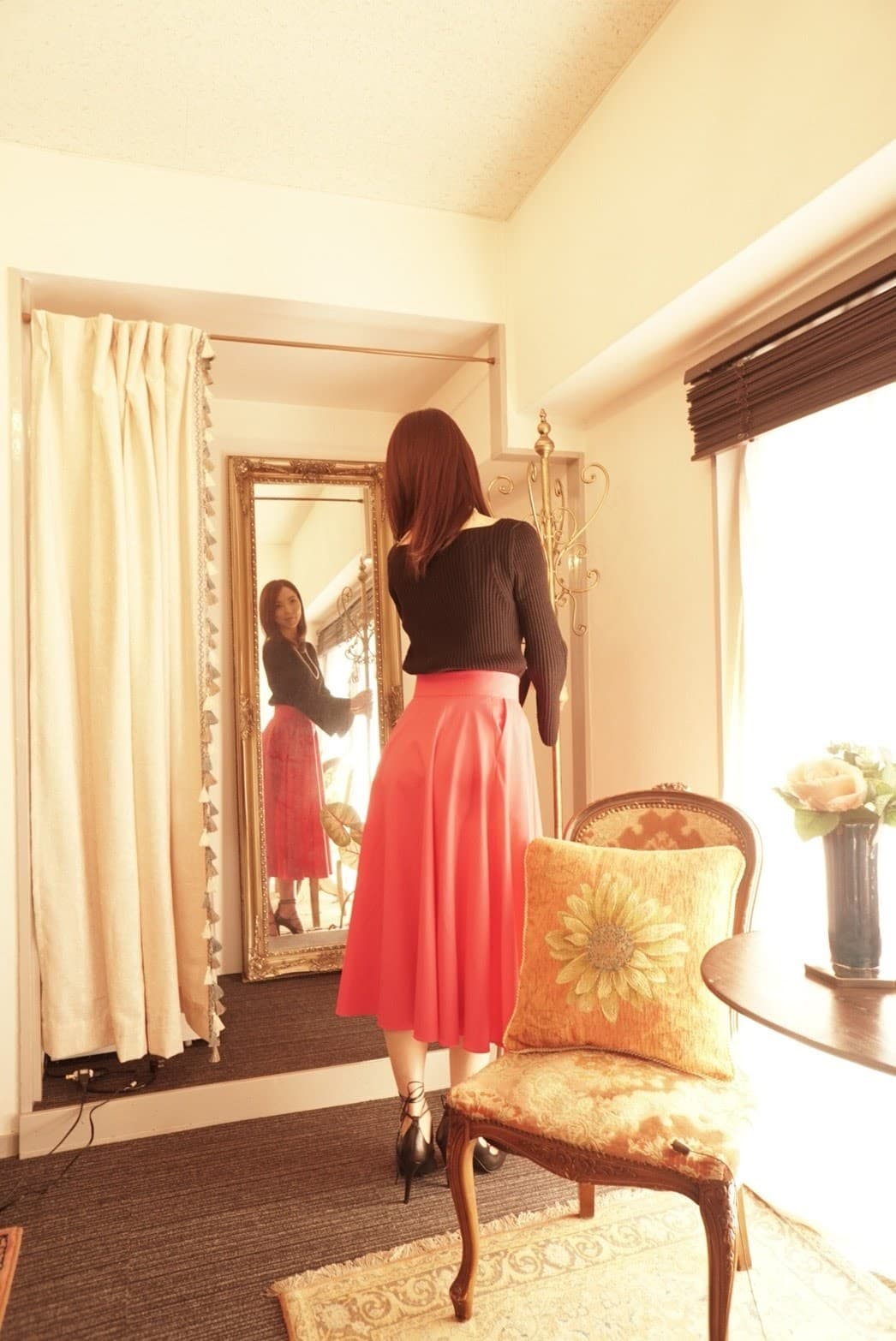 全身ミラーです