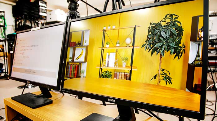 出演者用返しモニター