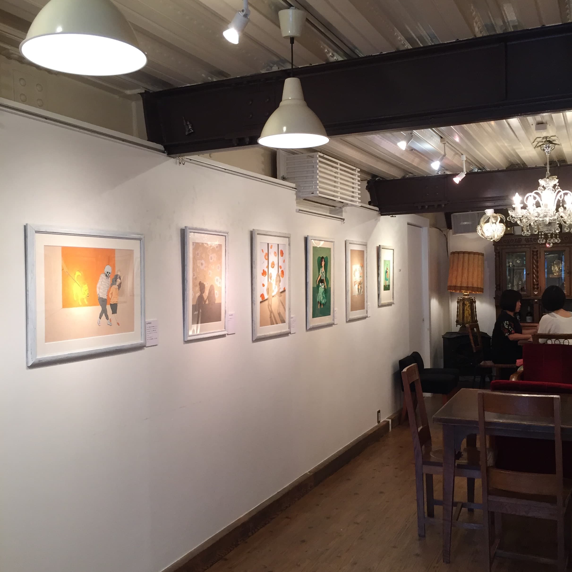 実際の展示の様子です。