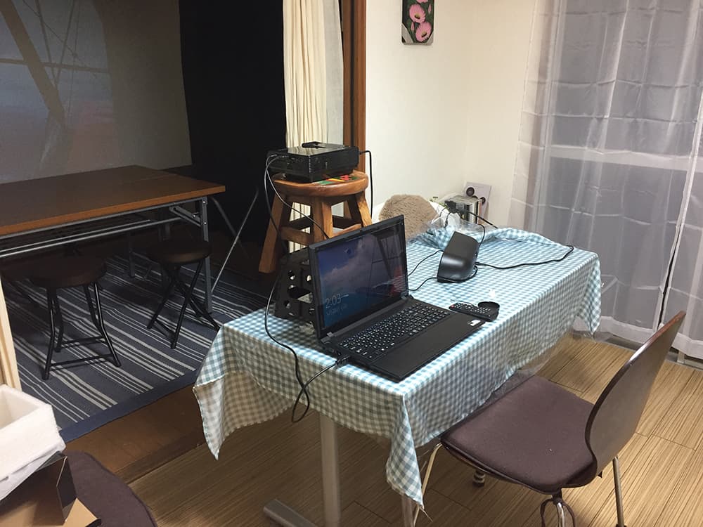 レイアウト例(プロジェクター)