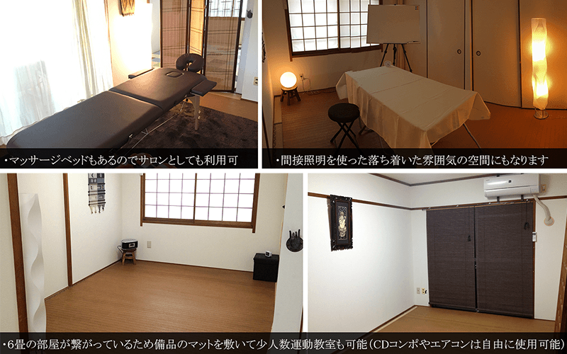 レンタルスペースコルロの使用例