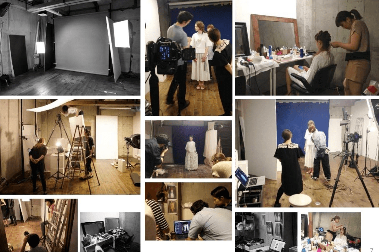 写真撮影の風景です。