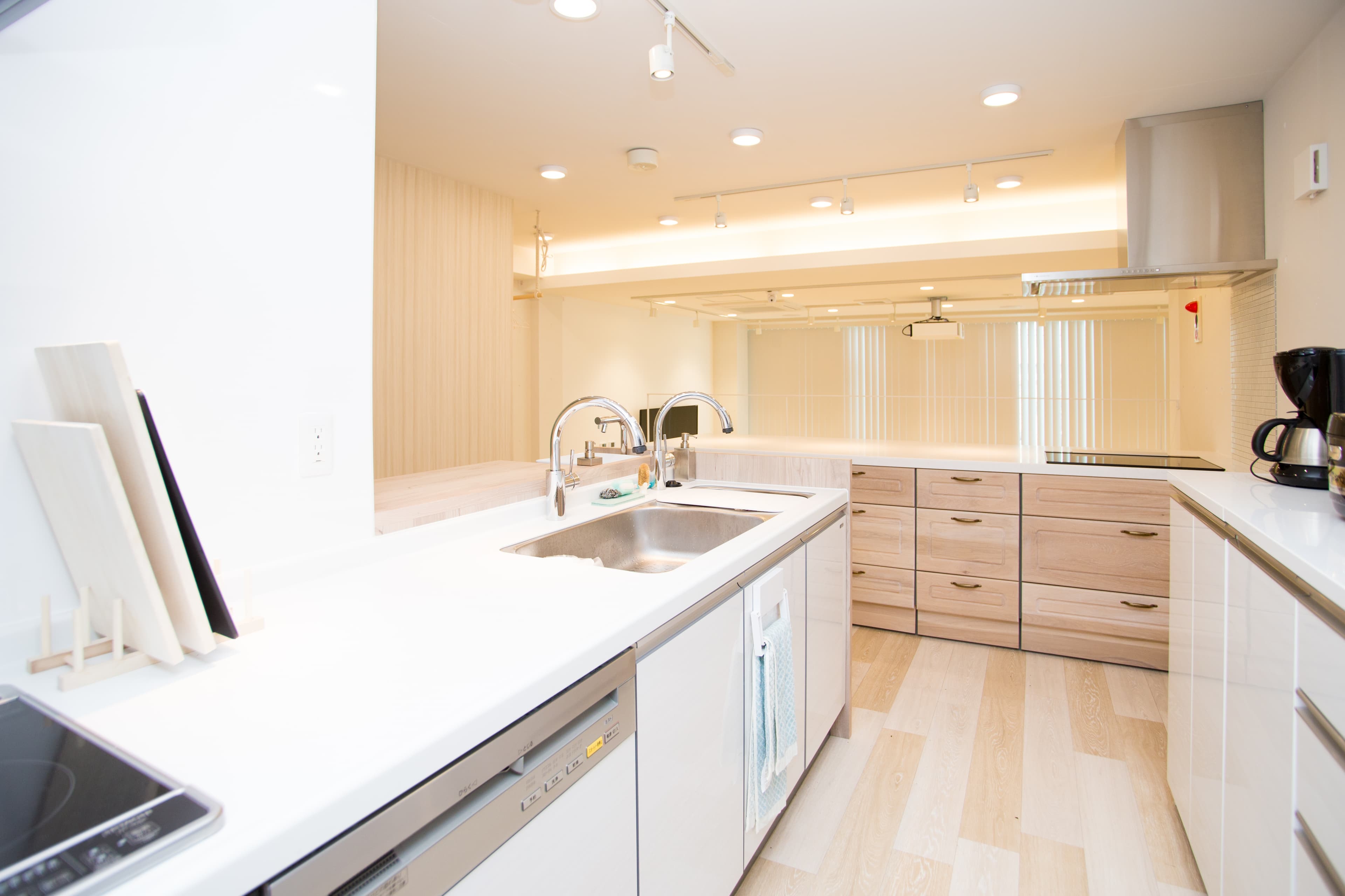 使い勝手の良い広々としたキッチン