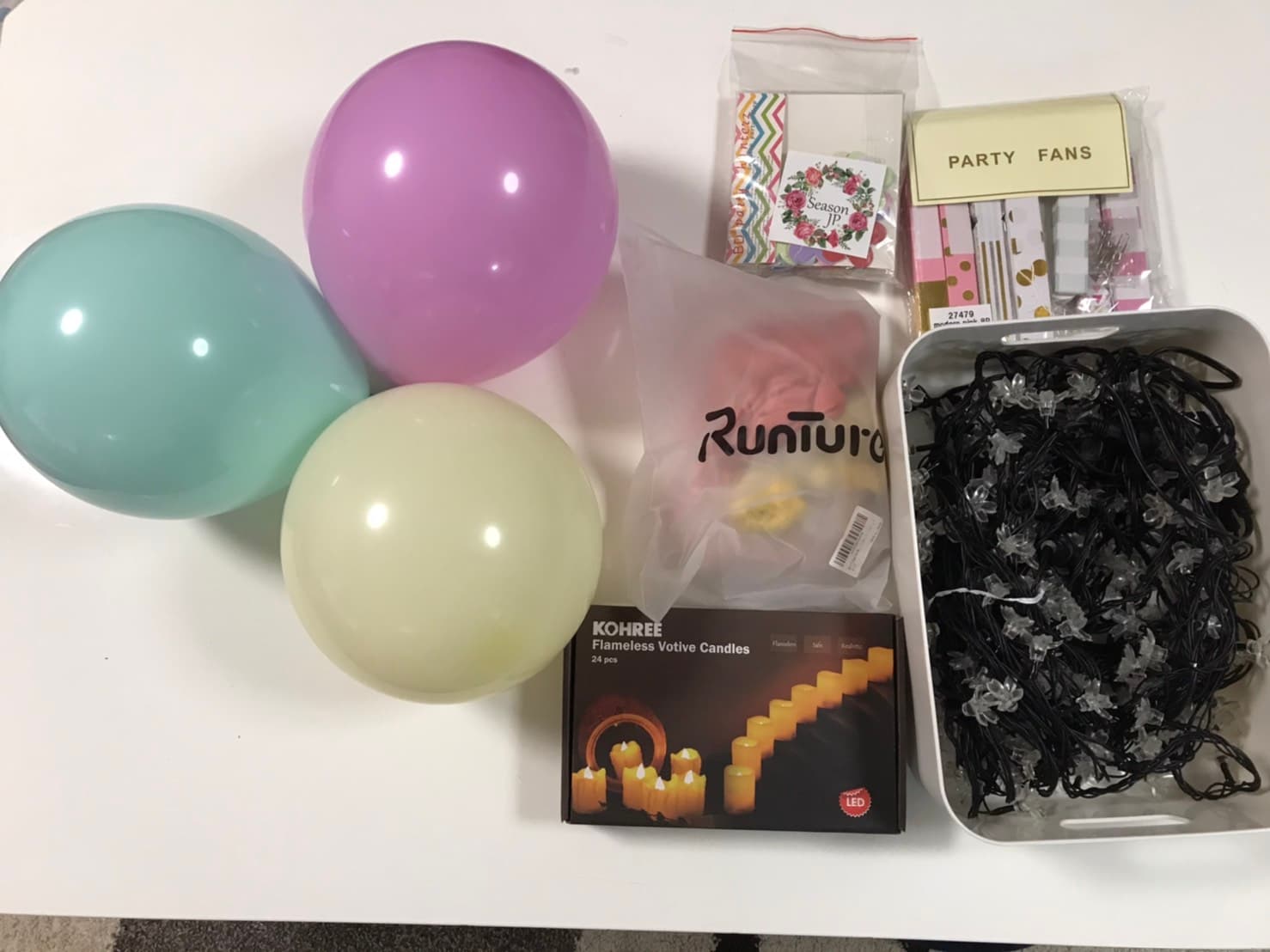 デコレーションセット(誕生日&クリスマス)