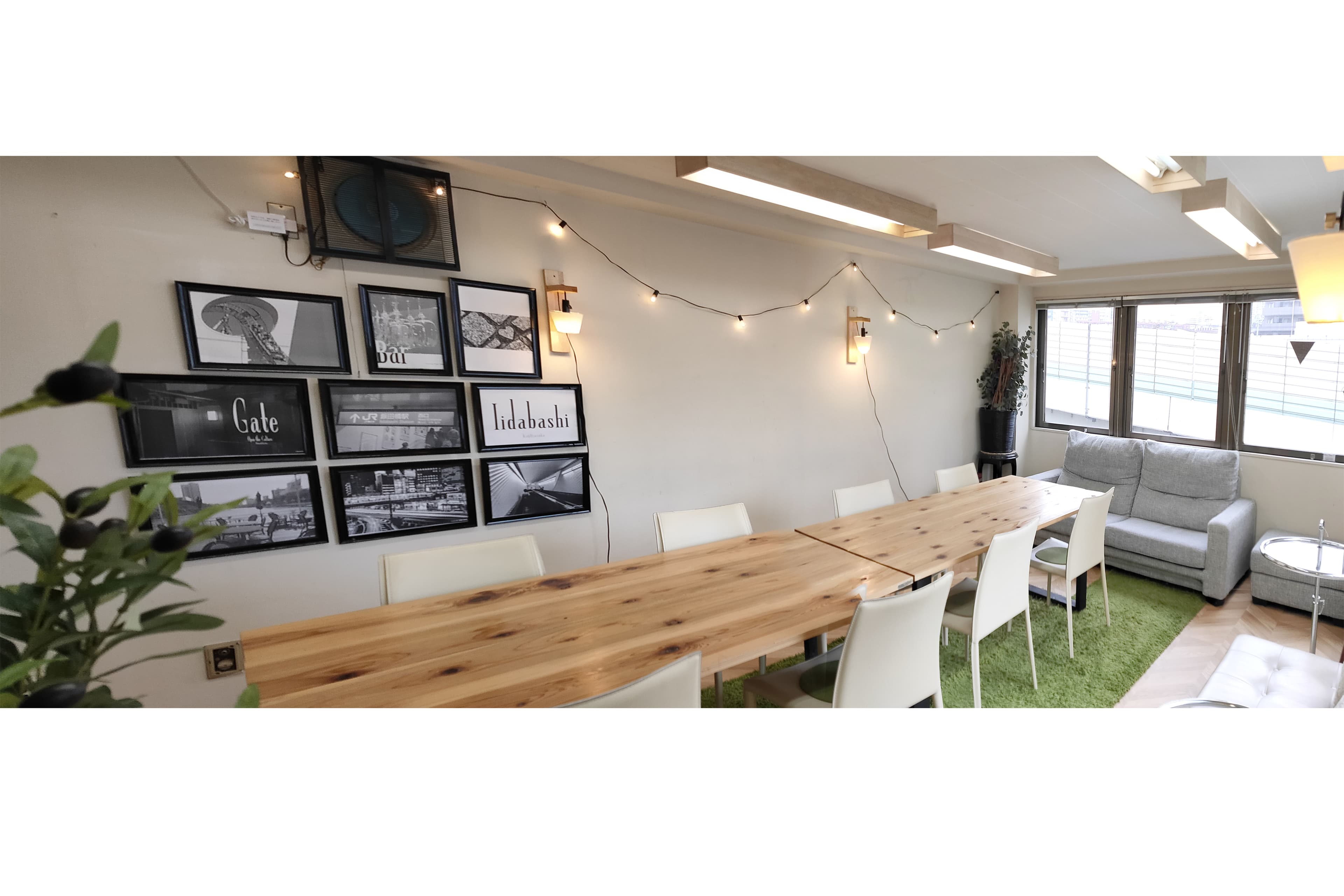 室内全体|Sabori The Salon 飯田橋|飯田橋駅徒歩5分|少人数&完全貸切の、貸会議室・多目的レンタルスペース Sa