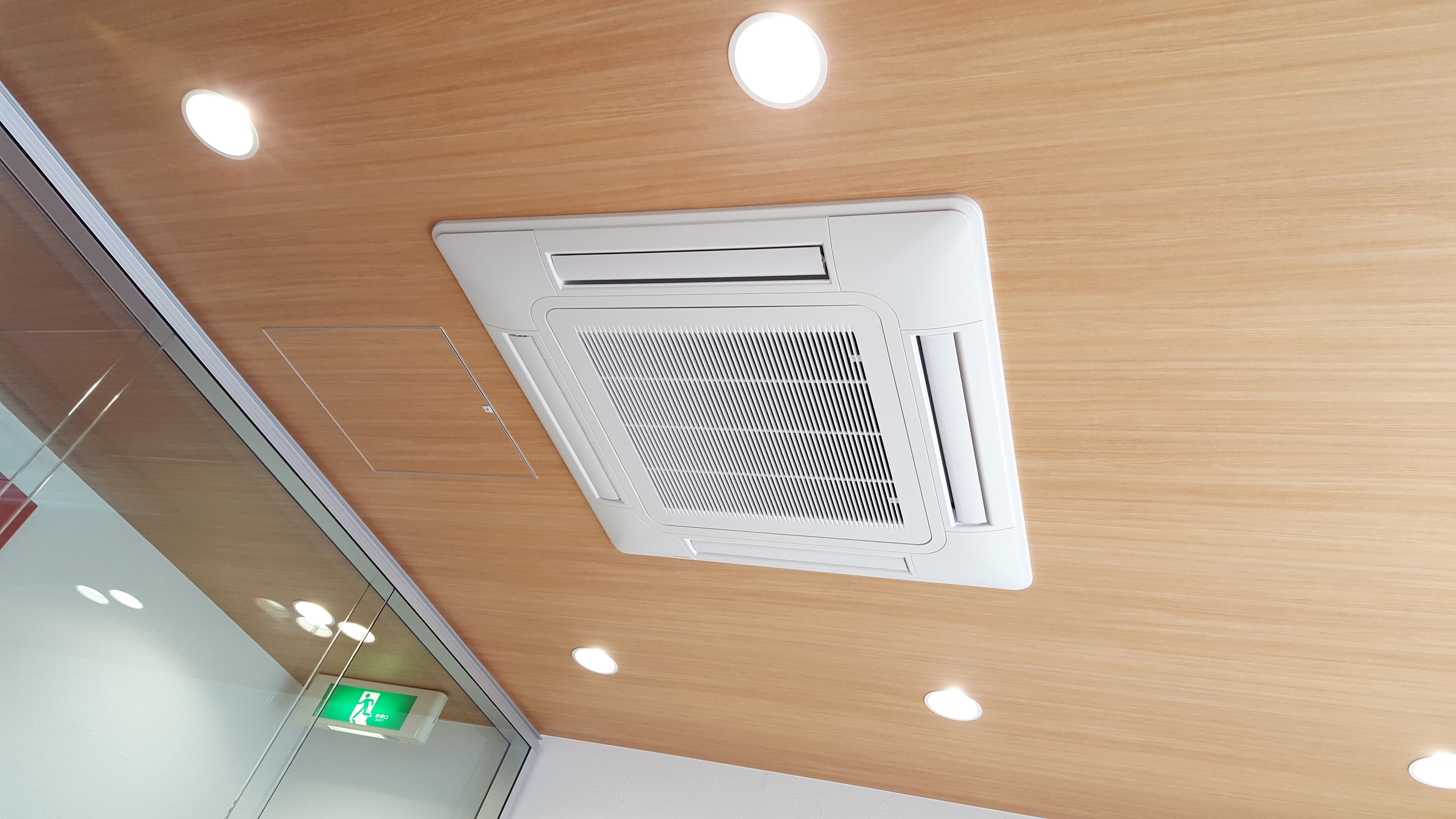 換気扇の設備完了