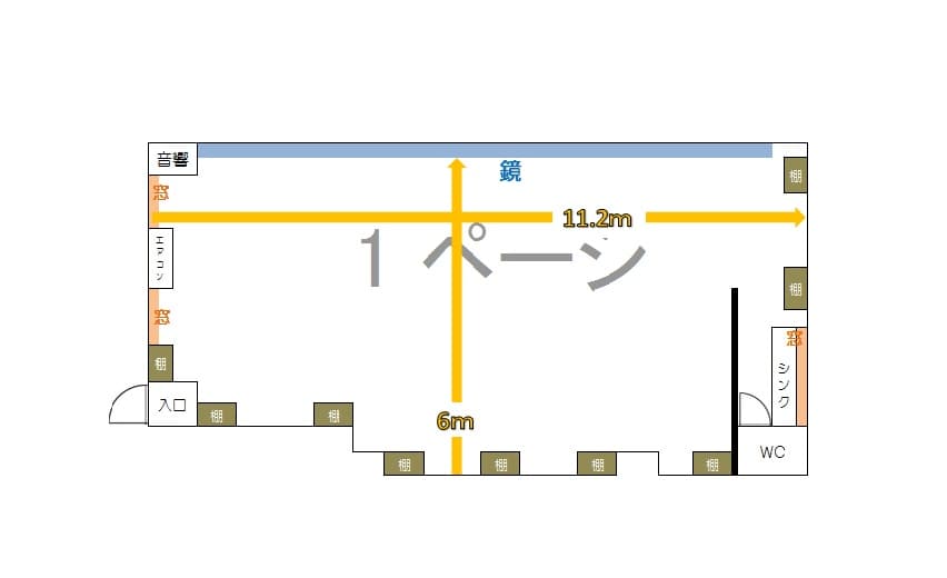 スタジオ内見取り図