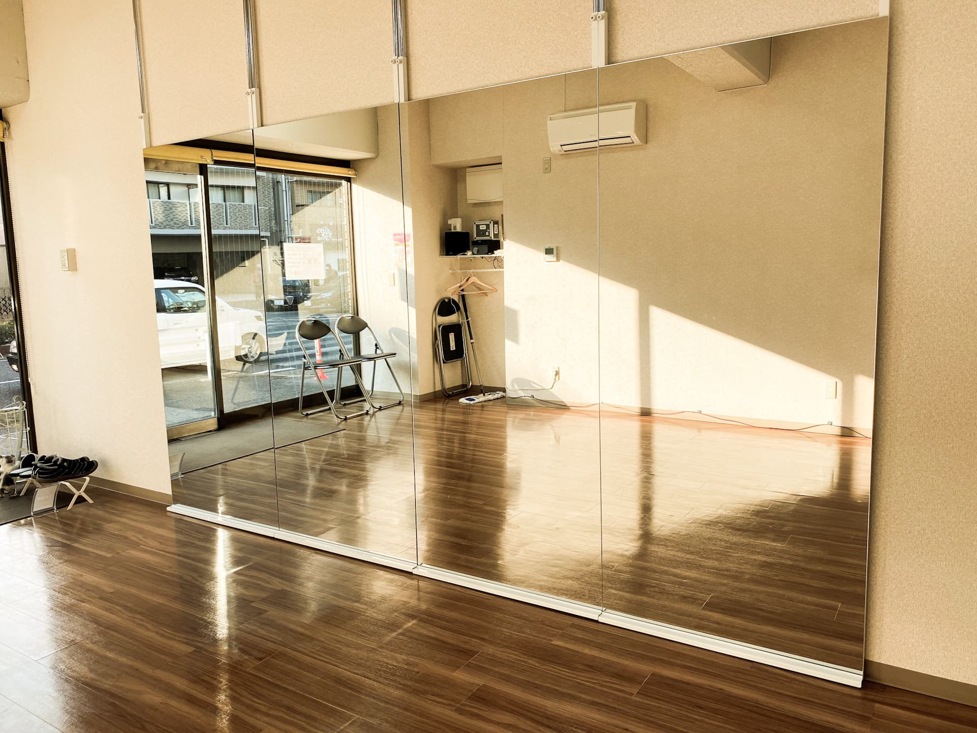 個人レッスンに最適な大きさです