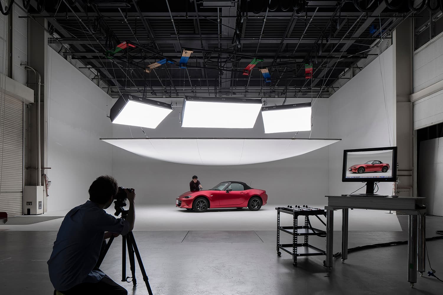 Ast 車 撮影風景