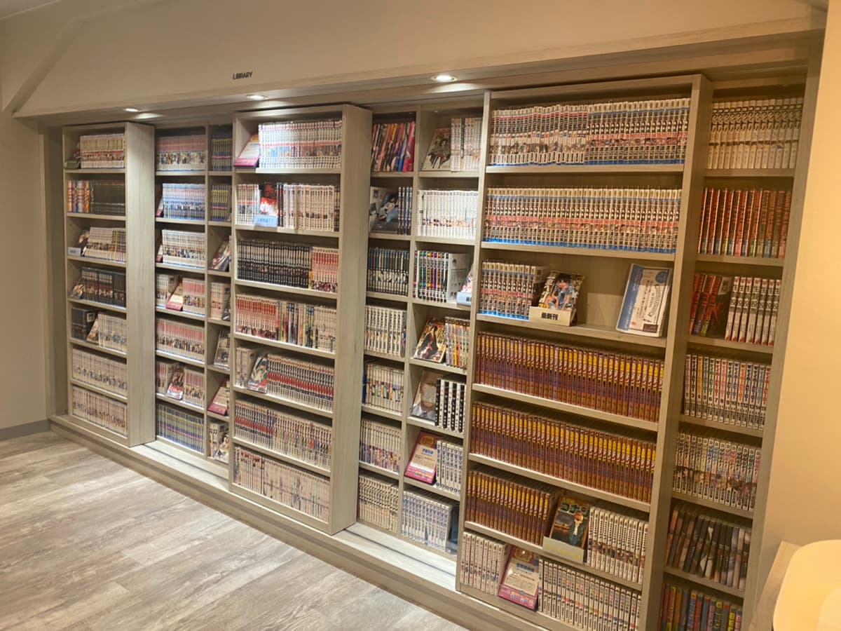 漫画も取り揃えております?