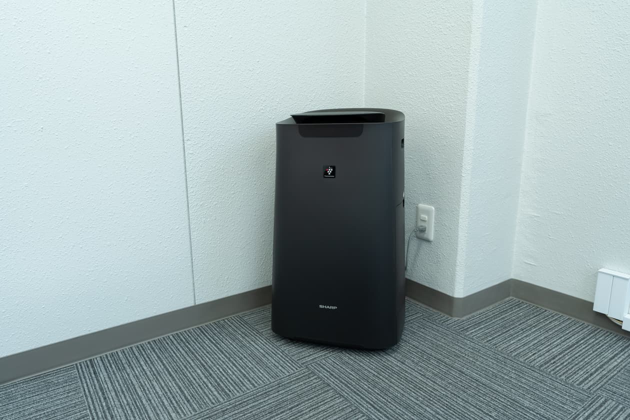 備品:空気清浄機 プラズマクラスター25000搭載空気清浄機設置で感染症対策も安心です