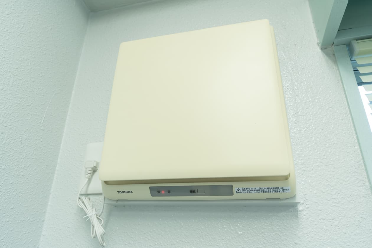 室内換気も完璧の換気扇2機設置!