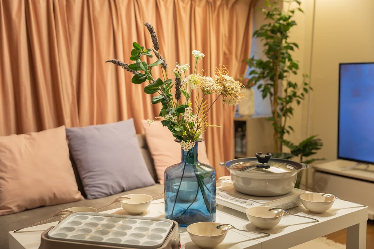 植物が癒やしのひとときを与えてくれます