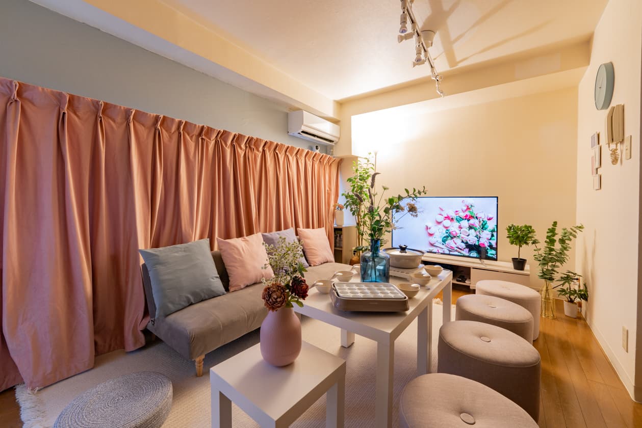 夜はムードある空間を演出