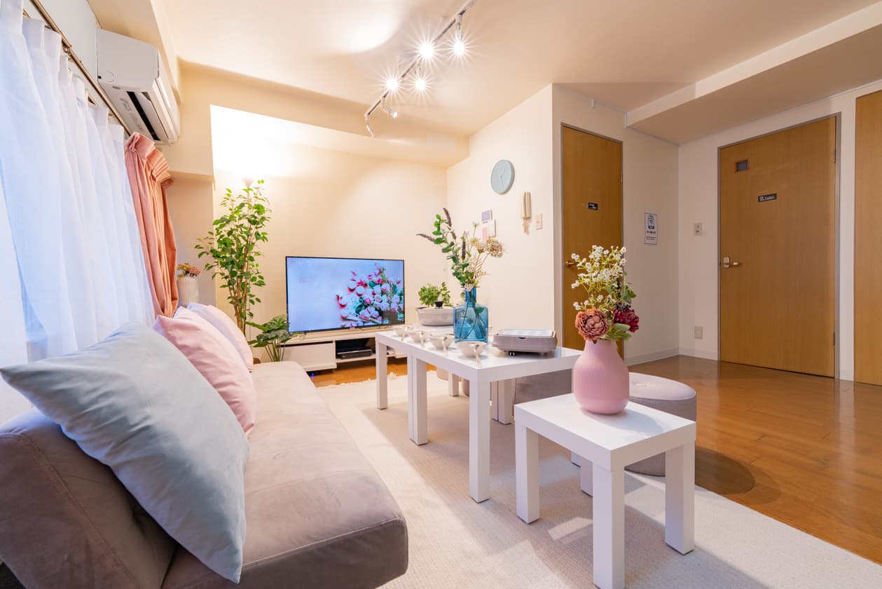 広々とした空間でゆったりくつろげる