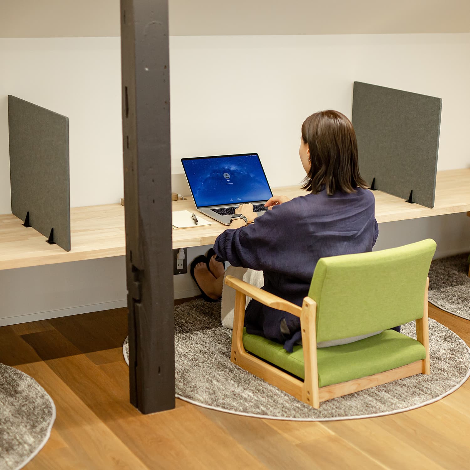 まるで家にいるようなワークスペース