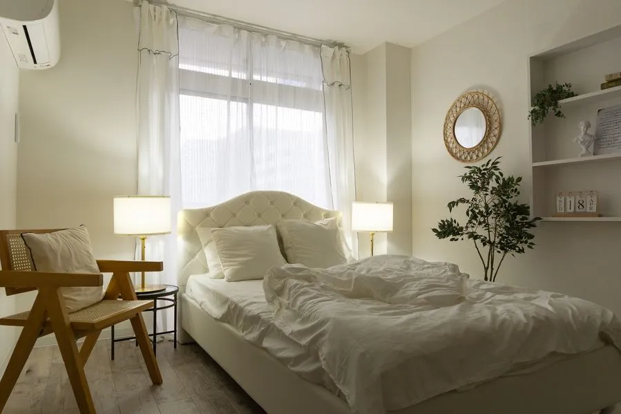 夜のイメージ※ベッドは撮影備品としての利用のみ可能です