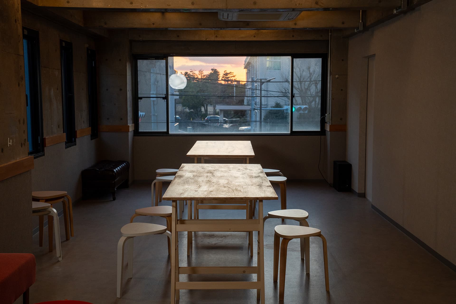 夕方は良い雰囲気