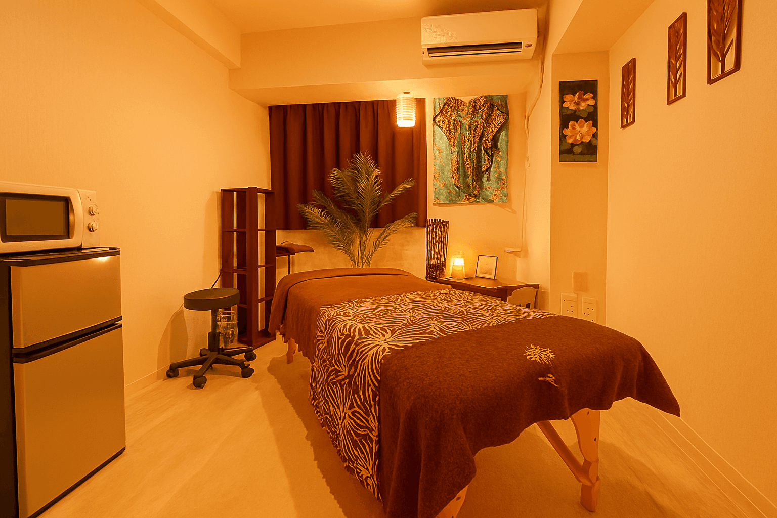 折り畳み式施術用ベッド