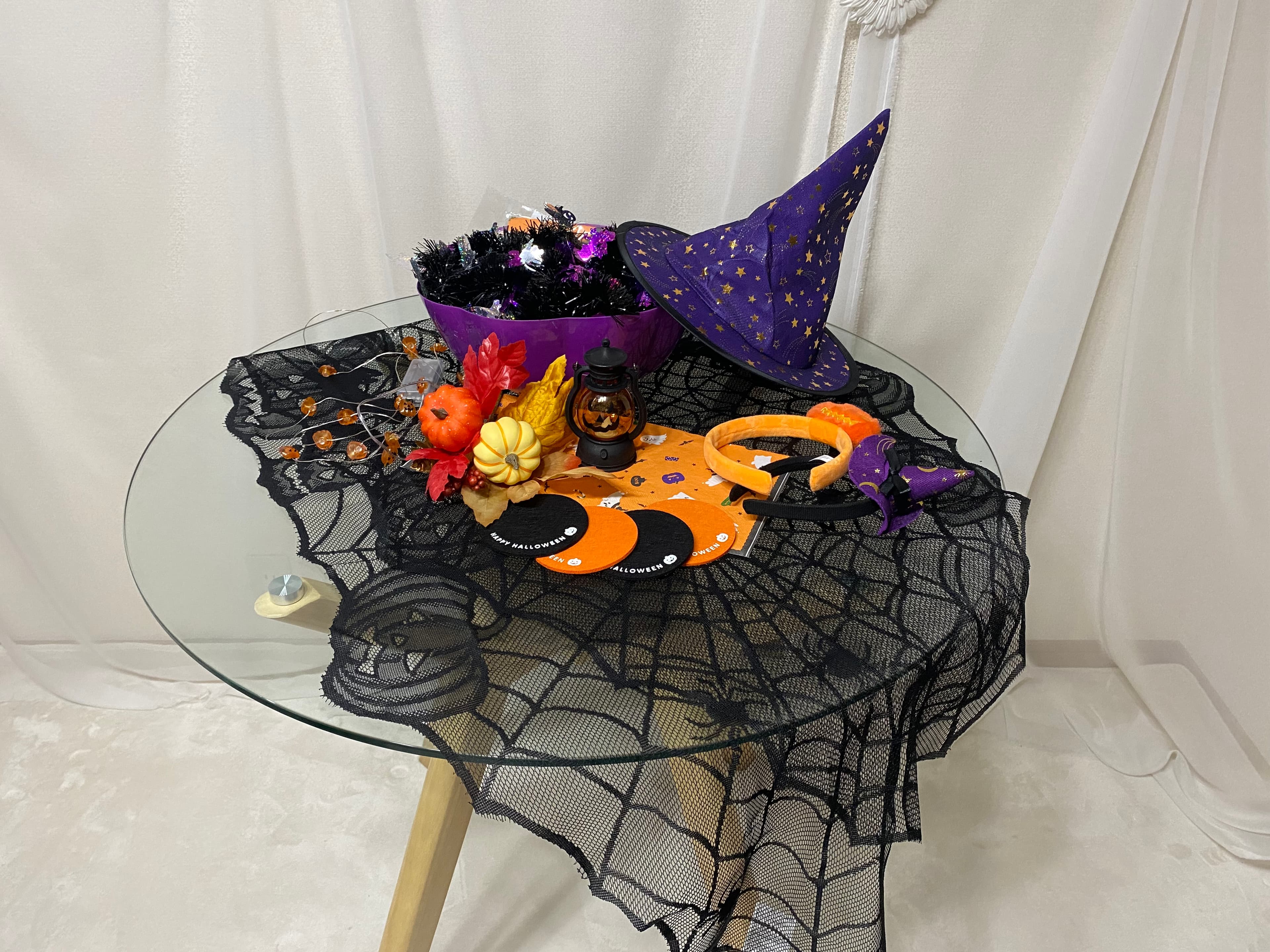 ハロウィン小物ご用意しています。