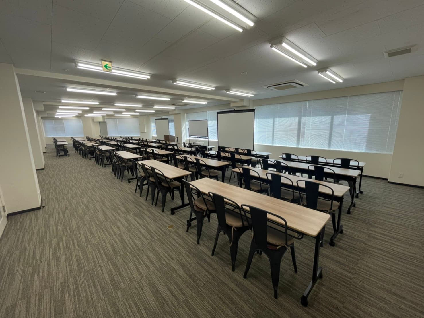 ブラインドを閉めたときの様子