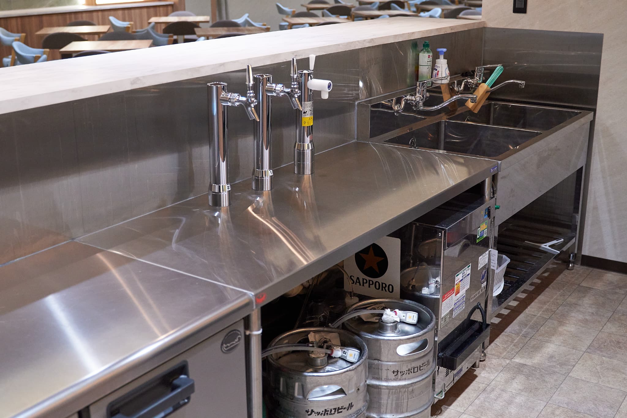 【バーカウンター内設備】