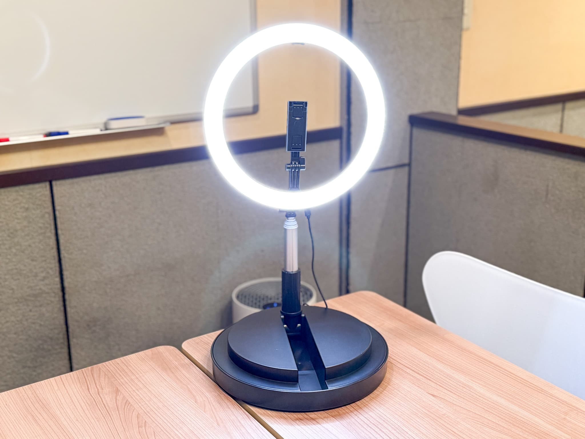 撮影時にリンクライト