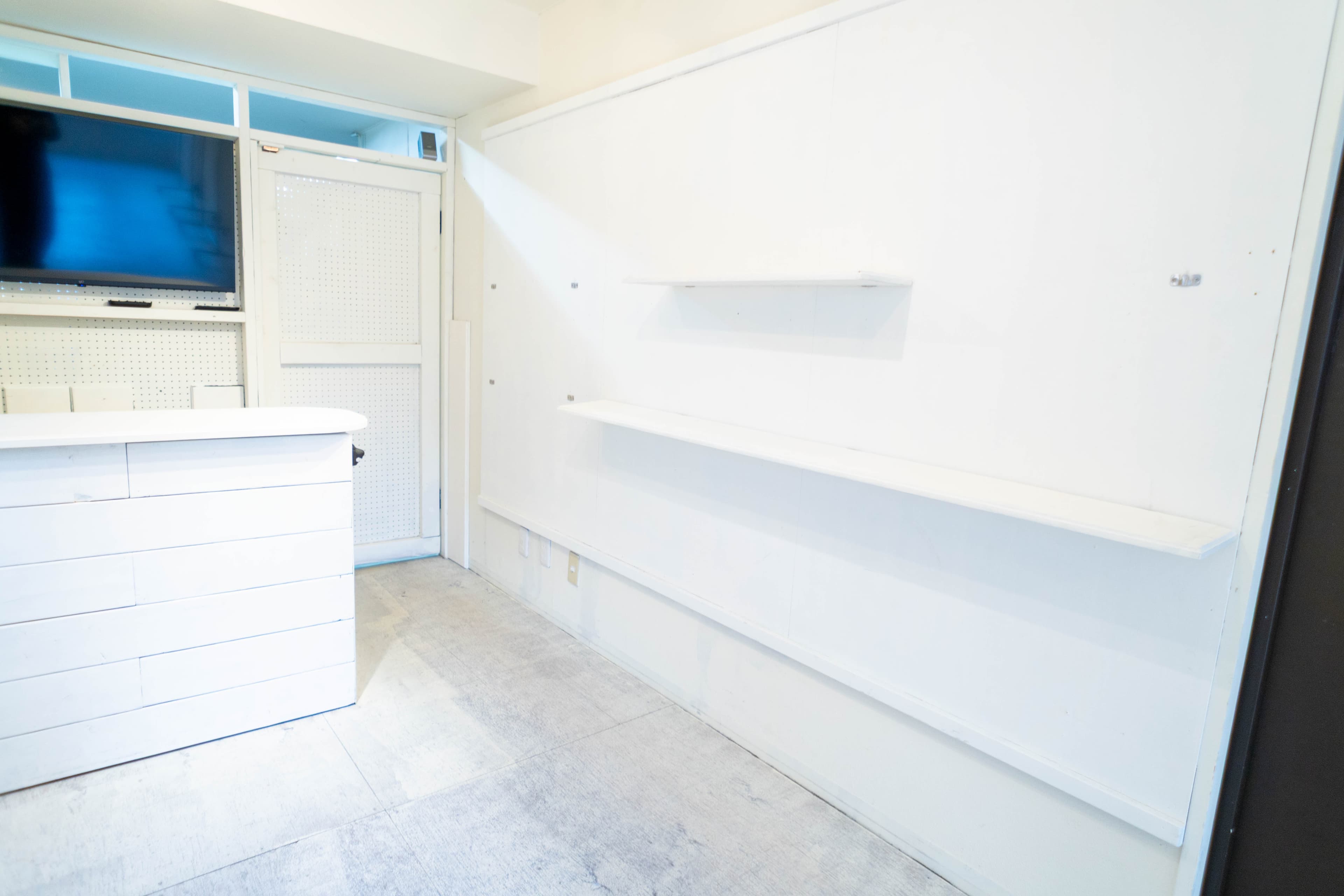 自由に棚スペースを作れます。