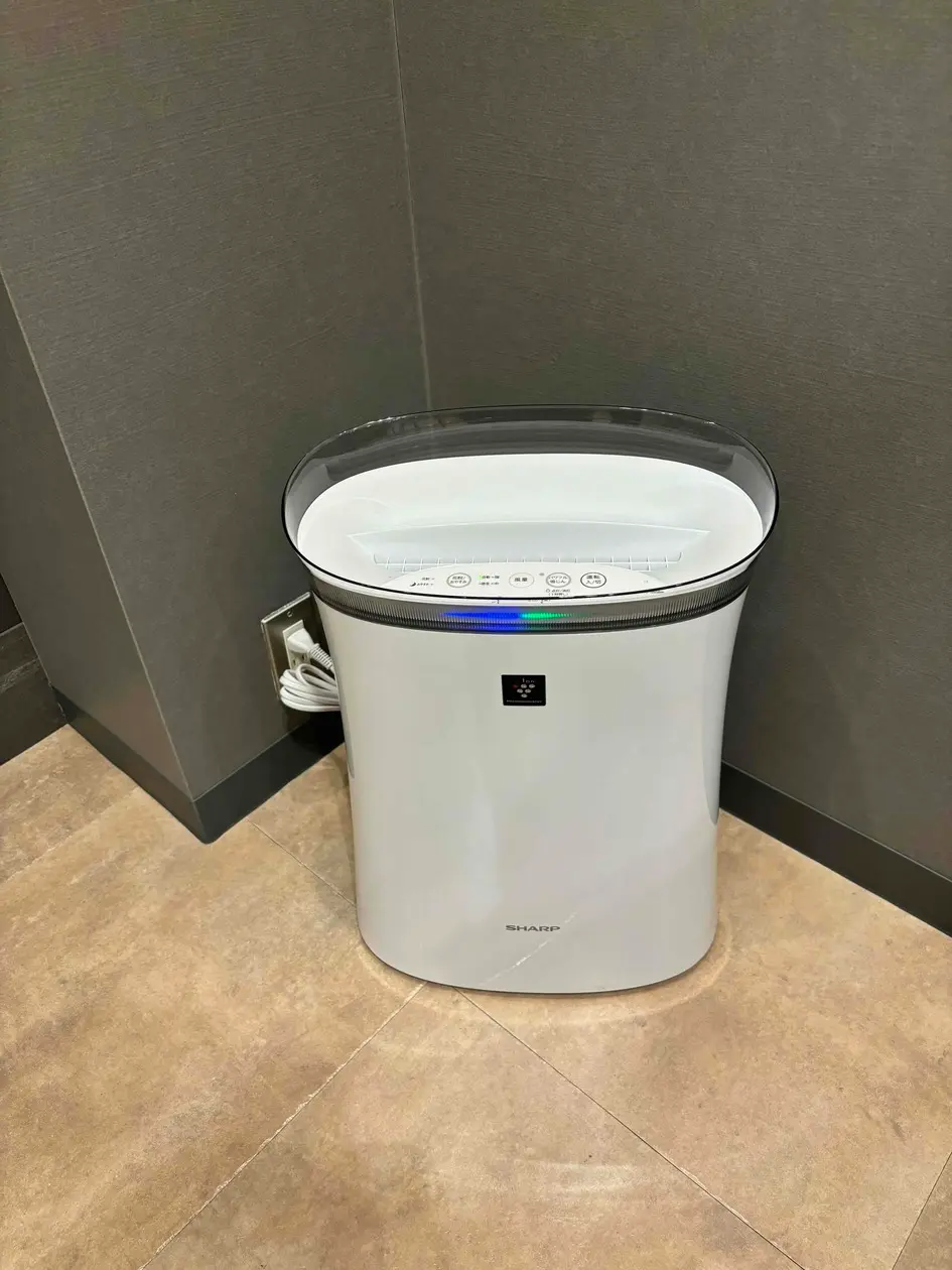 空気清浄機(2機)を設置