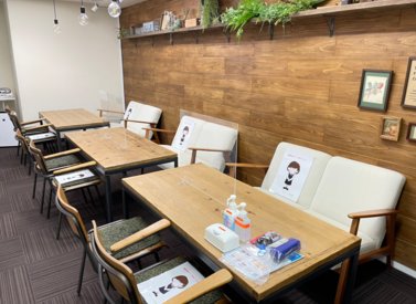 【銀座ユニーク貸会議室】カフェ風スペース/常設備品無料!!/Wi-Fi無料！の写真
